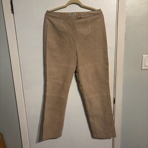 St. John's Bay Light Tan Suede Trousers